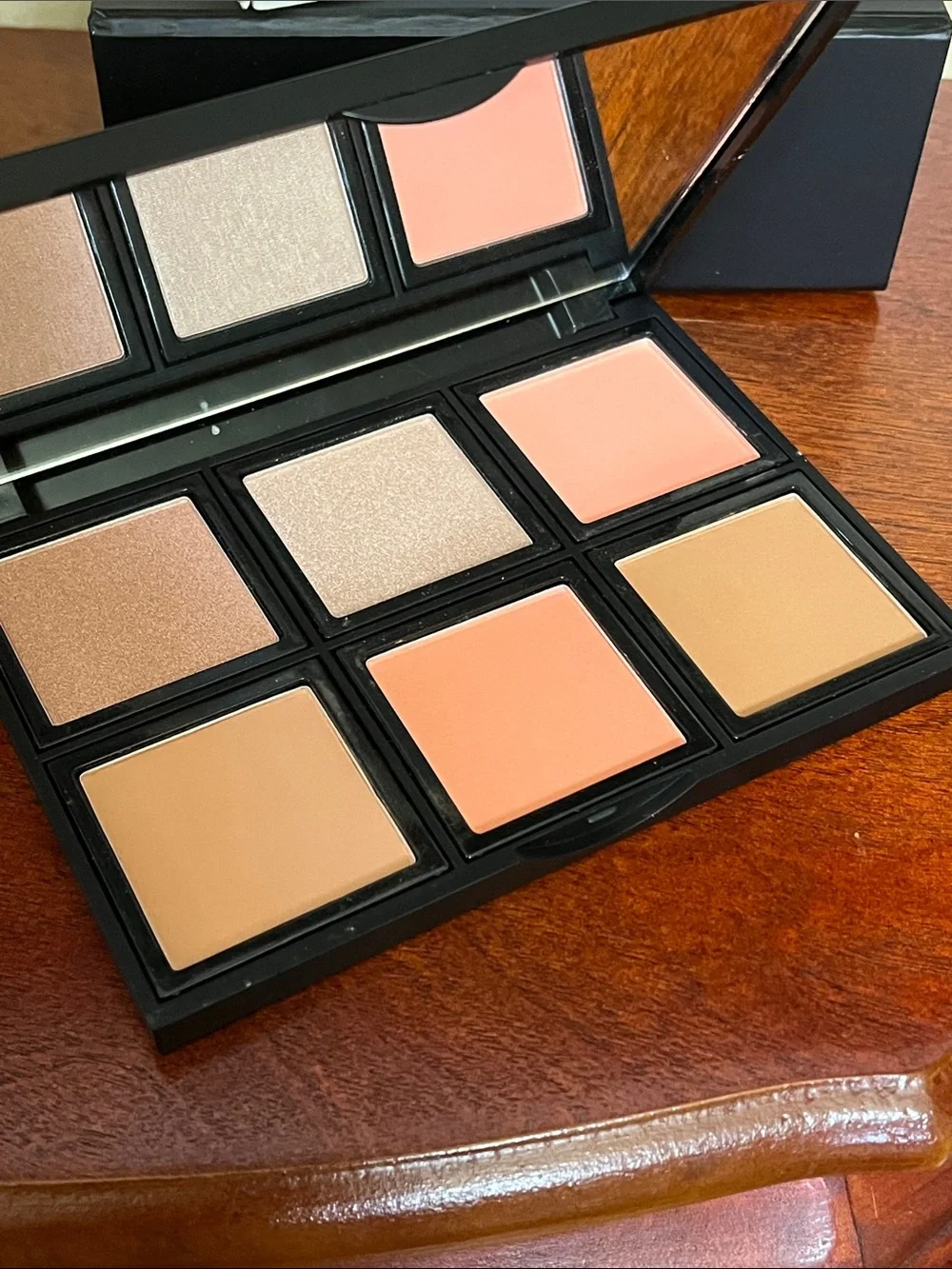 Rude Fearless face palette highlight contour and blush 6 shades